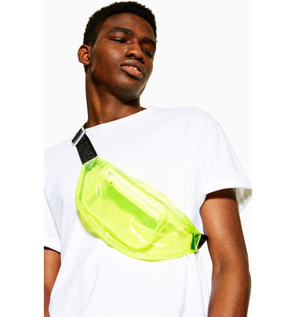 Topman Clear Belt Bag Yellow ModeSens