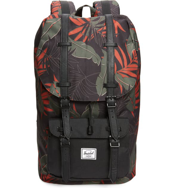 herschel little america olive green