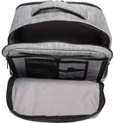 Shop Herschel Supply Co Travel Backpack In Raven Crosshatch