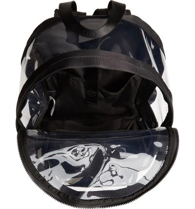 Shop Maison Margiela Clear Backpack In Black