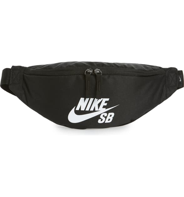 nike belt bag white