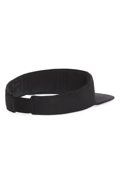 Shop Prada Tessuto Visor - Black In Nero