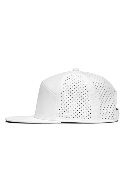 Shop Melin Hydro Trenches Snapback Baseball Cap In White