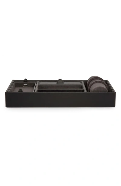Wolf Blake Valet Tray & Watch Cuff In Black