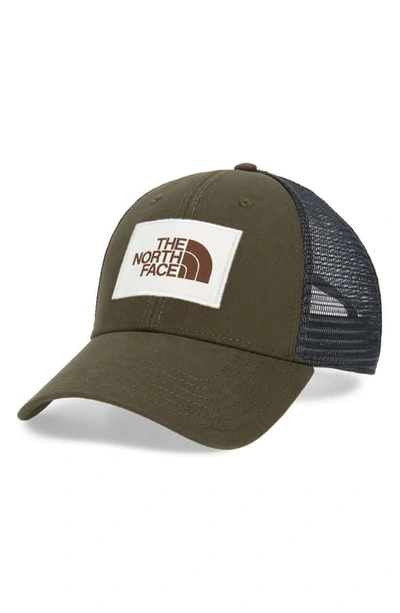 Shop The North Face Mudder Trucker Hat - Green In Newtaupegr