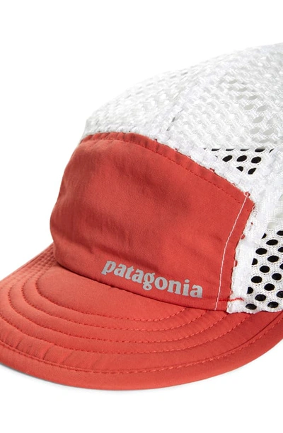 Shop Patagonia Coolmax Duckbill Cap - Orange In New Adobe