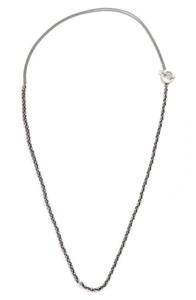 Shop Title Of Work Cable Chain Necklace In Silver