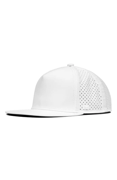 Shop Melin Hydro Passage Snapback Baseball Cap In White