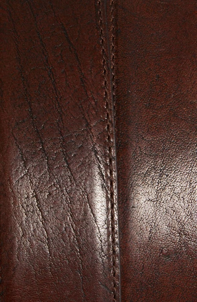 Shop Brunello Cucinelli Leather Belt In Rhum