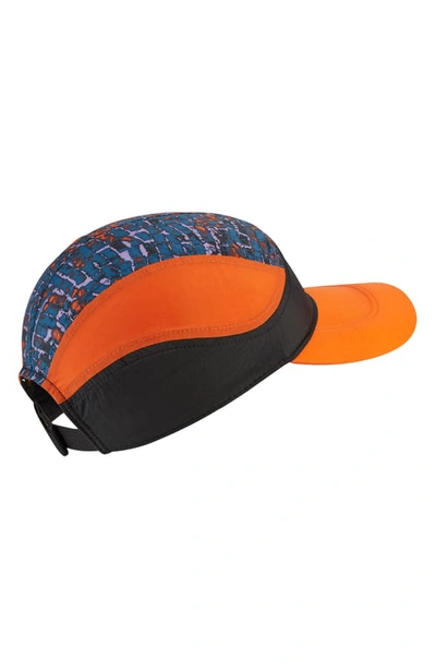 Shop Nike Acg Tailwind Hat In Black/ Safety Orange