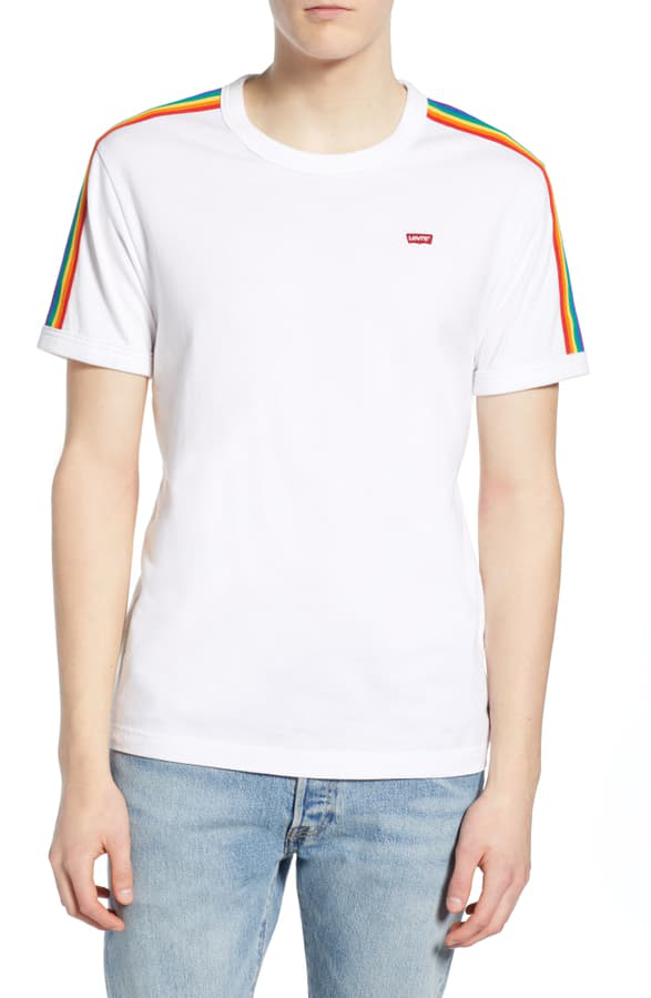 levis t shirt rainbow