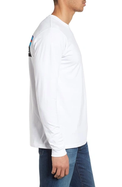 Shop Patagonia Responsibili-tee Long Sleeve T-shirt In White