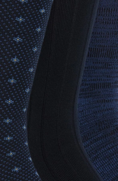 Shop Polo Ralph Lauren Assorted 3-pack Supersoft Dress Socks In Navy