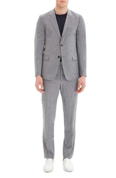 Shop Theory Gansevoort Slub Linen Blend Sport Coat In Reef