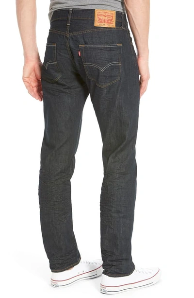 Shop Levi's 501 Straight Leg Jeans In Dimensional Rigid Blue