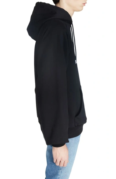 Shop Balenciaga Bb Mode Hooded Sweatshirt In Black