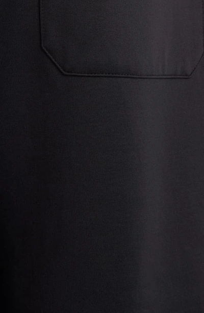 Shop Valentino Vltn Logo Jersey Shorts In Black/ White