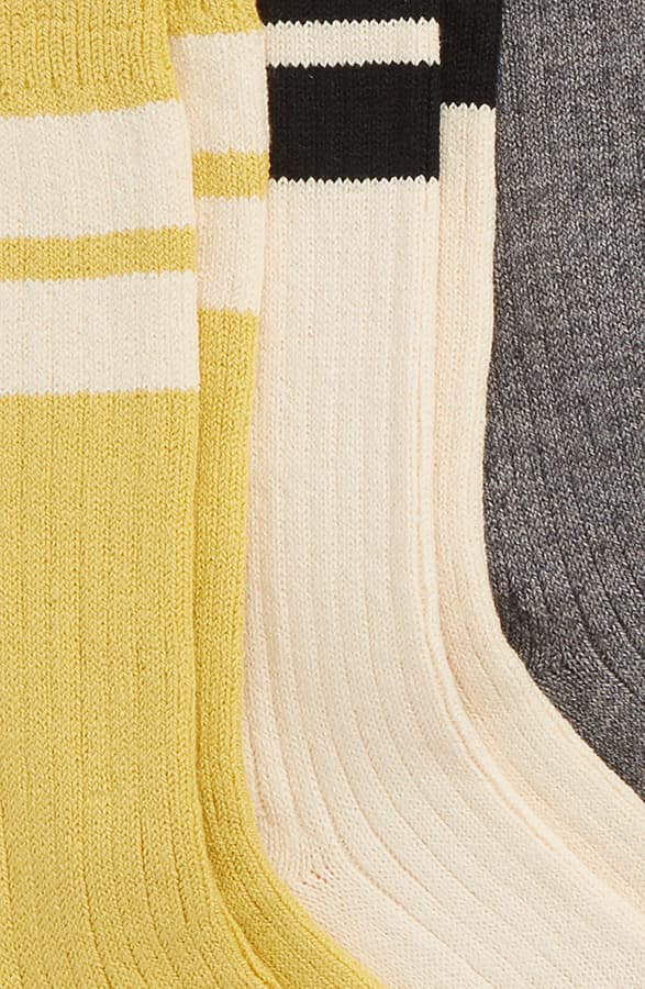 Entireworld Stripey Assorted 6-pack Socks In Multi | ModeSens
