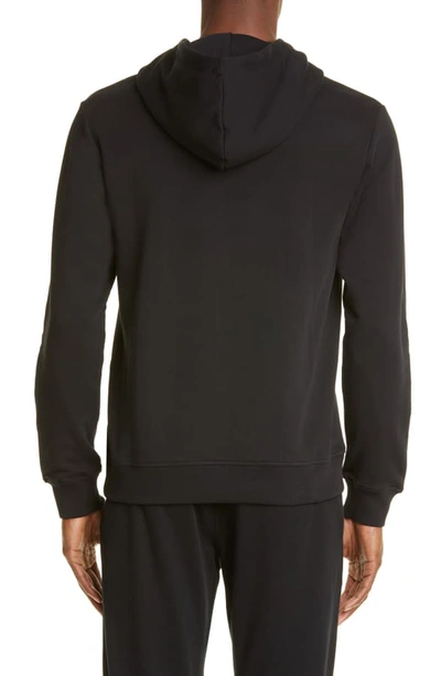 Shop Kenzo Classic Tiger Embroidered Hooded Sweatshirt In Black