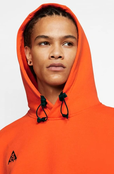 Shop Nike Pullover Hoodie In Safety Orange