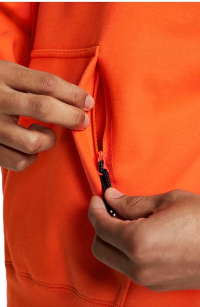 Shop Nike Pullover Hoodie In Safety Orange