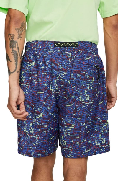 Shop Nike Shorts In Indigo Storm