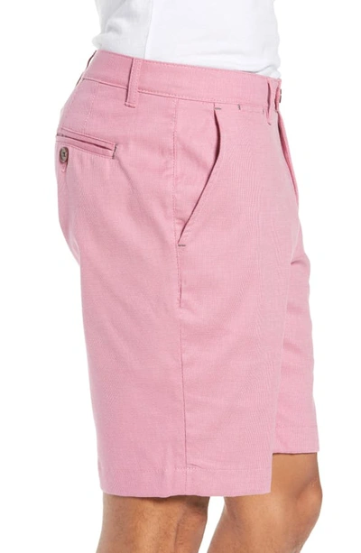Shop Ted Baker Beshor Slim Fit Stretch Cotton Shorts In Pink