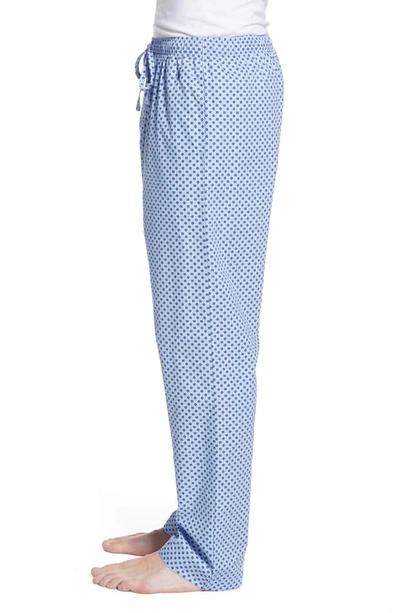 Shop Polo Ralph Lauren Classic Cotton Pajama Pants In Austin Blue Foulard