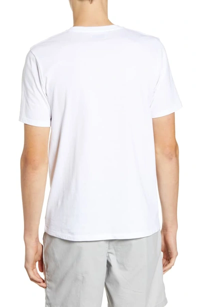 Shop Saturdays Surf Nyc Lotus Grid Cotton T-shirt In White