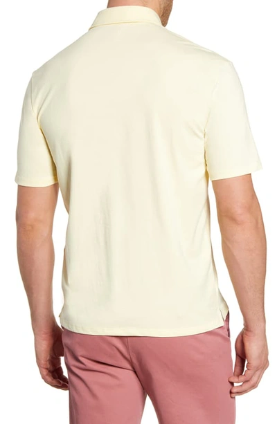 Shop Johnnie-o The Original Regular Fit Polo In Canary