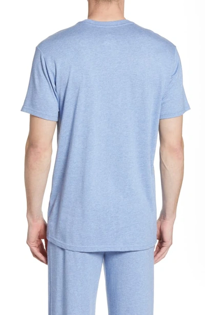 Shop Polo Ralph Lauren Supreme Comfort Crewneck T-shirt In Campus Blue Heath
