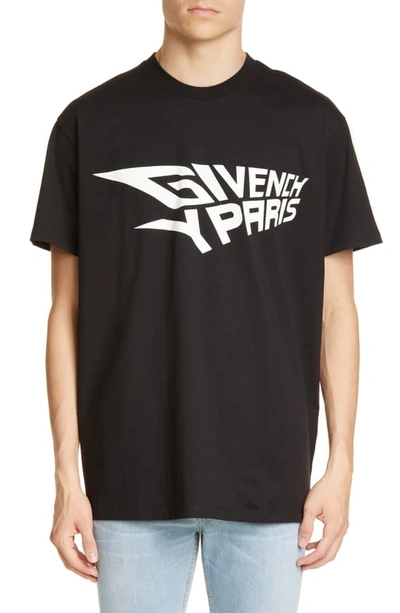 Shop Givenchy Glow In The Dark Oversize T-shirt In Black