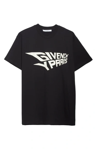 Shop Givenchy Glow In The Dark Oversize T-shirt In Black