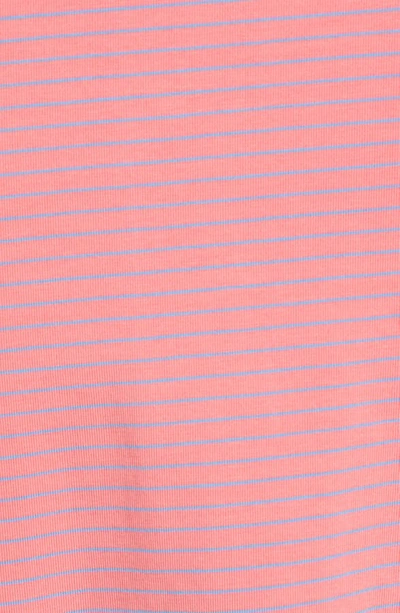 Shop Johnnie-o Cliffs Classic Fit Stripe Polo In Coral Reefer