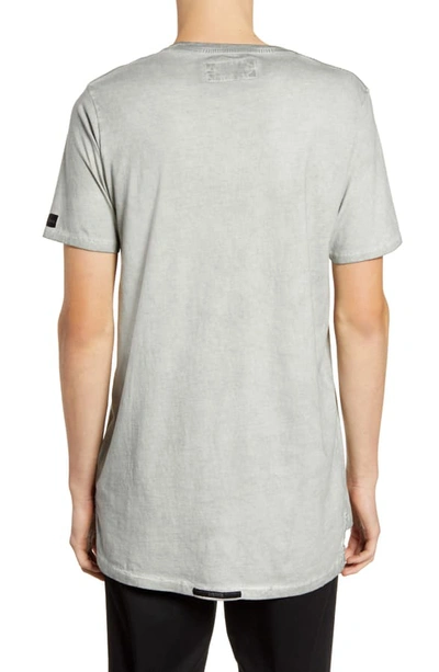 Shop Zanerobe Flintlock Longline T-shirt In Pearl