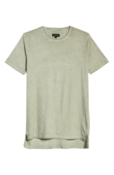 Shop Zanerobe Flintlock Longline T-shirt In Pearl
