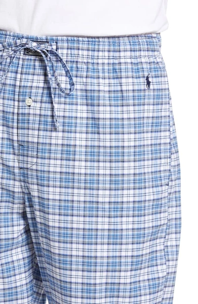 Shop Polo Ralph Lauren Classic Stretch Cotton Pajama Pants In Darby Plaid