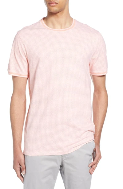 Shop Ted Baker Geckoe Slim Fit Print T-shirt In Coral
