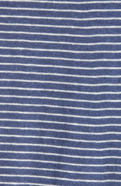 Shop Patagonia Trail Harbor Stripe Pocket T-shirt In Long Plains Big/ Dolomite Blue