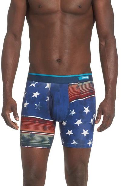 Shop Stance Americana Boxer Briefs In Navy