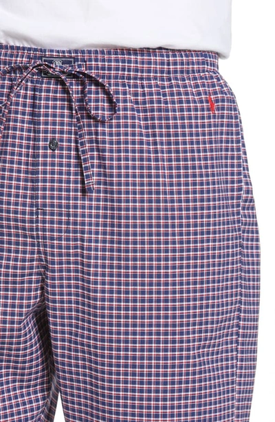 Shop Polo Ralph Lauren Classic Stretch Cotton Pajama Pants In Allen Plaid