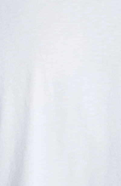 Shop Balenciaga Oversize Logo T-shirt In White/ Red