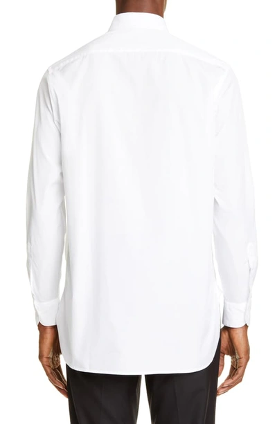 Shop Barena Venezia Slim Fit Button-up Shirt In Bianco
