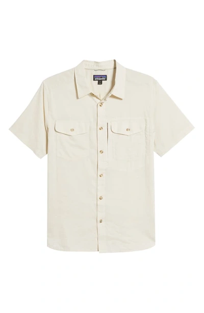 Shop Patagonia Cayo Largo Ii Regular Fit Shirt In Chambray/ Pelican