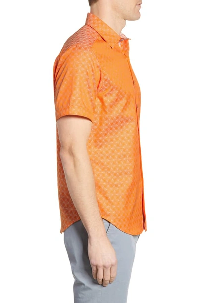 Shop Robert Graham Diamante Classic Fit Sport Shirt In Orange