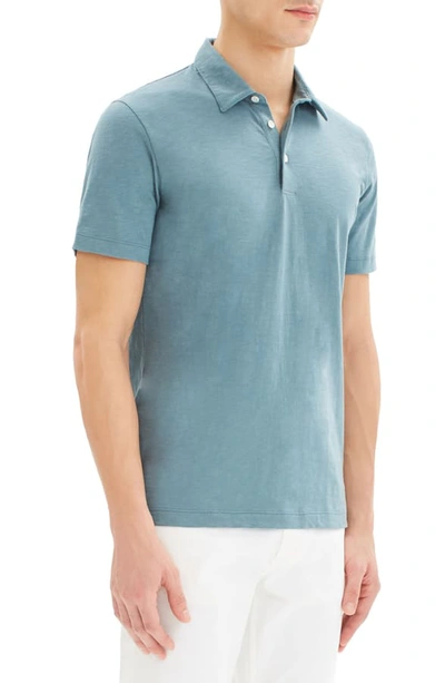 Shop Theory Bron Cosmos Polo In Aloe