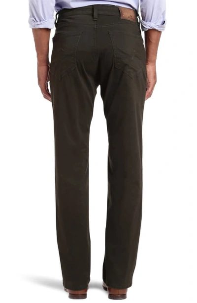 Shop 34 Heritage Charisma Relaxed Fit Jeans In Dark Green Twill