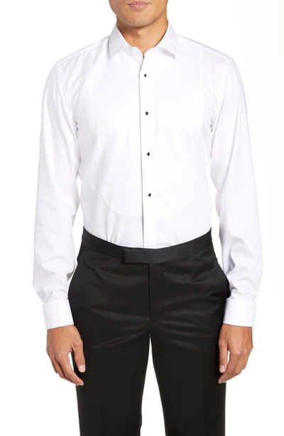 Shop Hugo Boss Jant Slim Fit Tuxedo Shirt In White