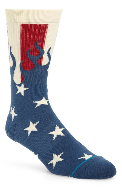 Shop Stance Pride Socks In Navy