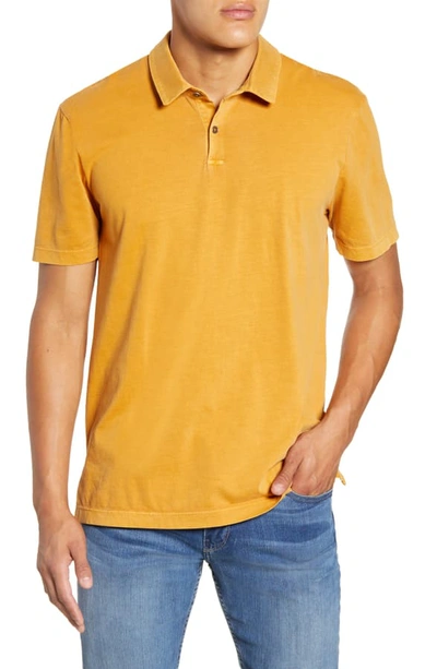 Shop James Perse Slim Fit Sueded Jersey Polo In Comet